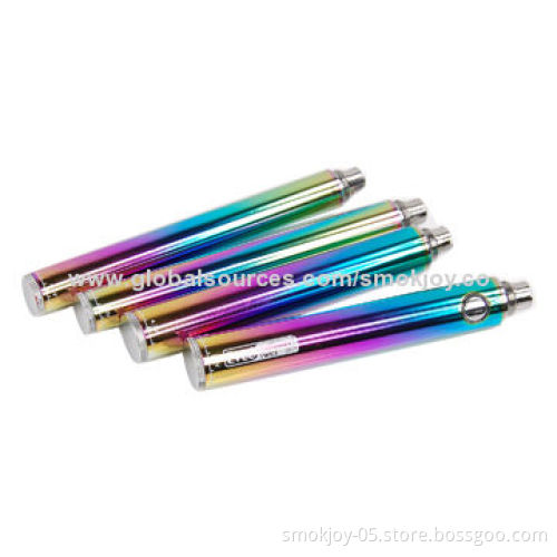 Colored Evod-C Twist Batteries, Variable Voltage, Many Colors